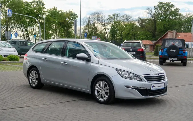 wielkopolskie Peugeot 308 cena 37500 przebieg: 146526, rok produkcji 2016 z Środa Śląska